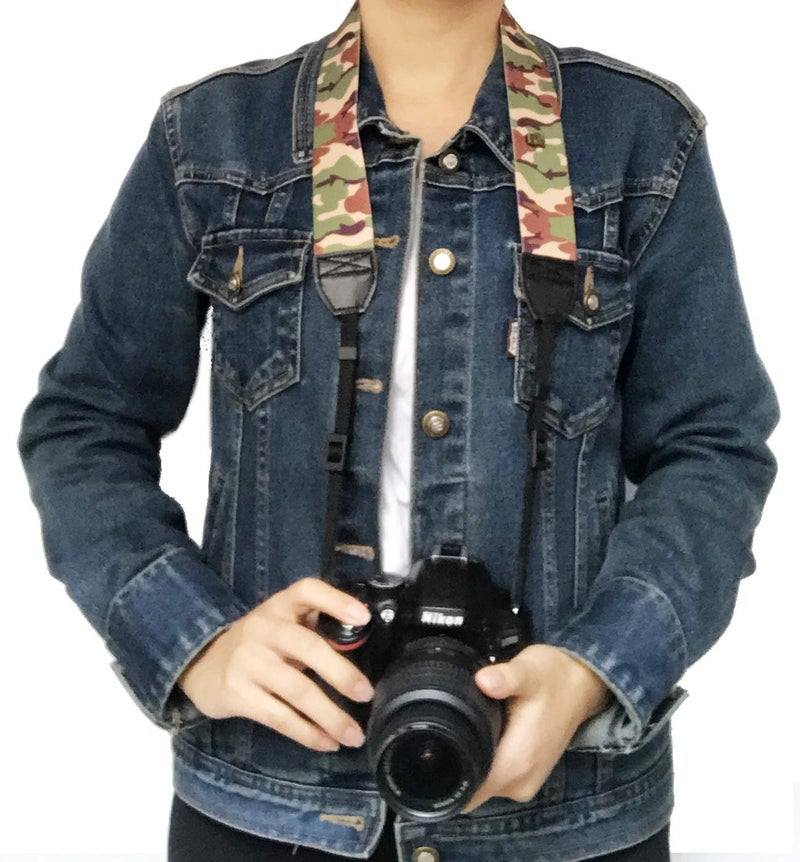 Alled Camera Strap Neck, Adjustable Vintage Soft Camera Straps Shoulder Belt for Women/Men,Camera Strap for Nikon/Canon/Sony/Olympus/Samsung/Pentax ETC DSLR/SLR - Image 5